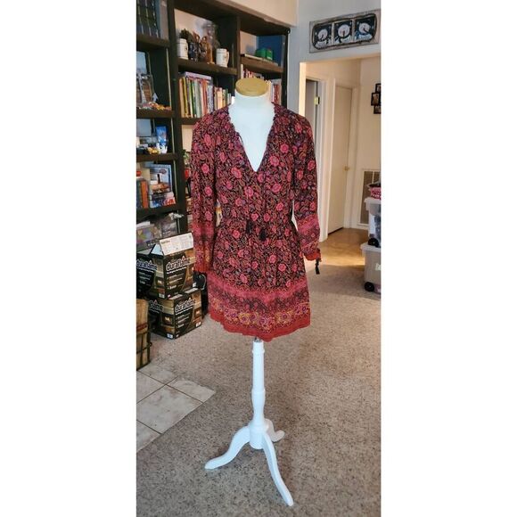 FOREVER 21 YOUNG WOMENS BOHEMIAN STYLE DRESS - Picture 1 of 4